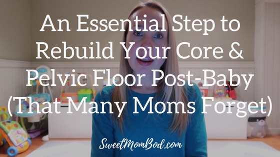 Pelvic floor exercise after pregnancy