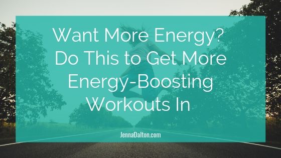 Energy boosting workout